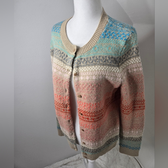 Talbots Sweaters - Talbots Multicolor Patterned Women's Sweater